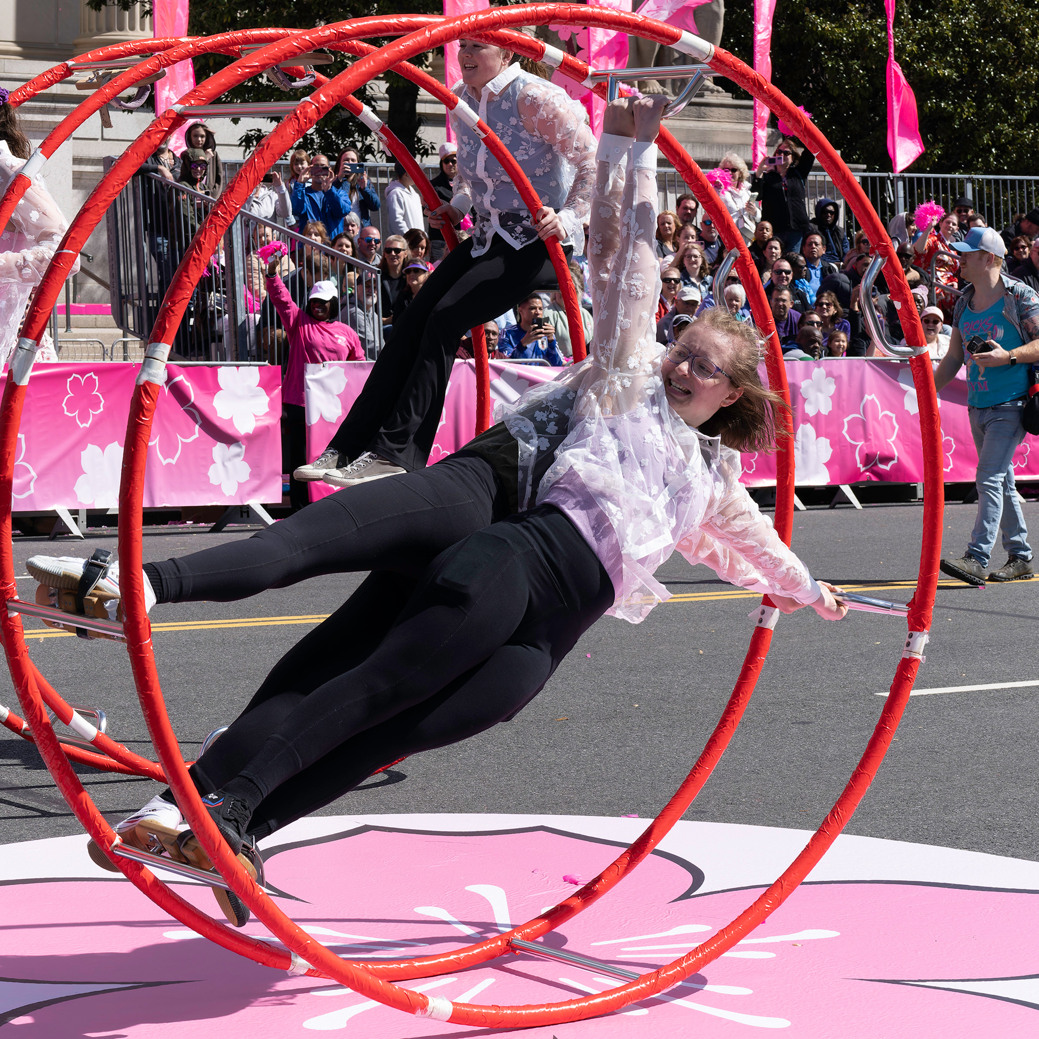 Wheel Girls in Parade